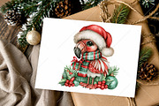 Christmas Animals Clipart Bundle, a Seasonal Illustration by Canvas Craft (Thumbnail 10 of 10)