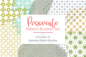 Procreate Seamless Pattern Brushes 2