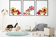 Watercolor winter set clothes drinks, a Seasonal Illustration by Fresh art by Larysa (Thumbnail 6 of 6)