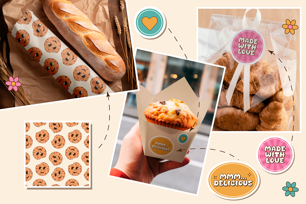 Groovy Sweet Food Collection, a Food Illustration by Alla's Creations (Photo 13 of 13)