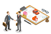 Insurance Set 01, a Person Illustration by AndriiStore (Thumbnail 3 of 11)