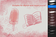 Manga sketch procreate brush, a Brush Add-On by Meisanmui (Thumbnail 5 of 9)