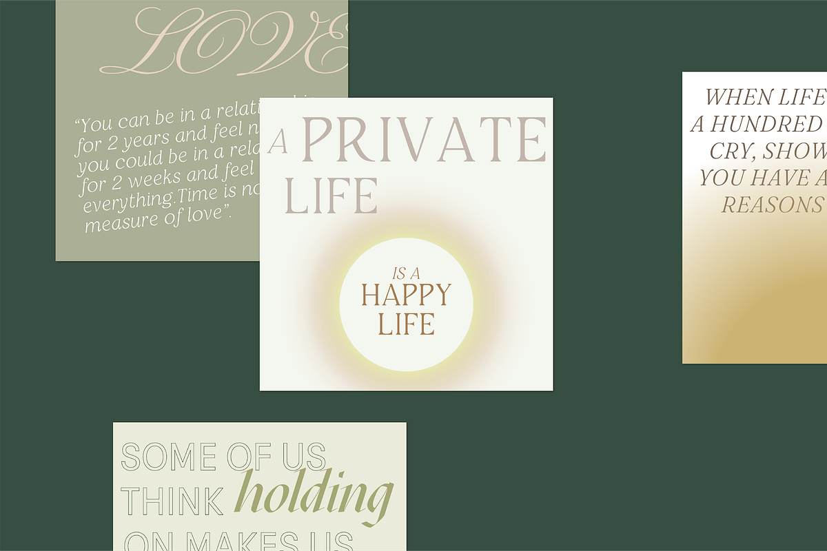 Quote Aesthetics II - CANVA PS, a Social Media Template by Kimo Studio (Photo 6 of 13)