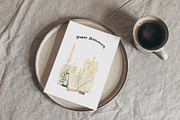 Cozy Halloween watercolor collection, a Seasonal Illustration by LiChu Art (Thumbnail 10 of 28)