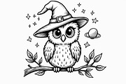 Halloween Illustration Coloring bund, an Illustration by Artivon (Thumbnail 24 of 26)
