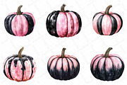 Creepy Black and Pink Fall Pumpkin, an Illustration by DreamPrint404 (Thumbnail 5 of 6)