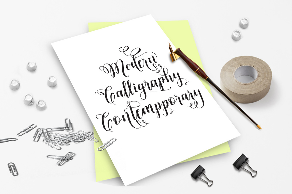 andara script, a Script Font by joelmaker (Photo 10 of 10)