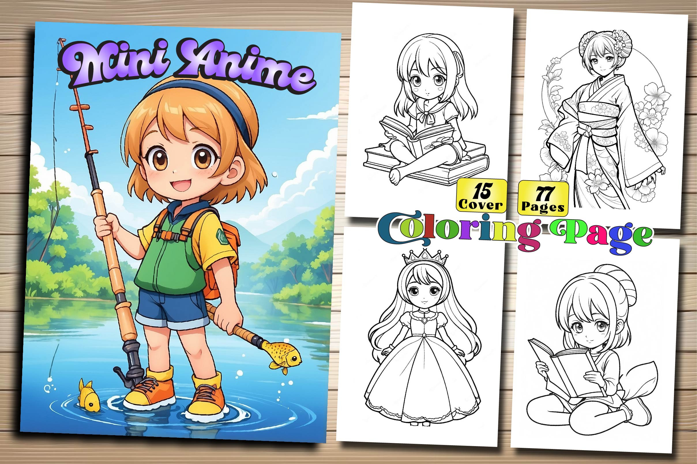 Mini Anime Coloring Pages For Kids, an Arts & Entertainment Photo by ...