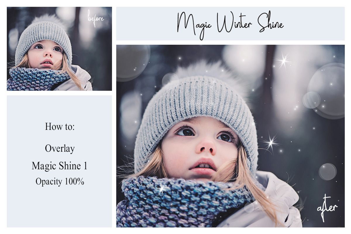 30 Magic Winter Shine Overlays PNG, a Texture Graphic by LovePhotoMoment (Photo 2 of 12)
