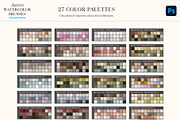 Watercolor Photoshop Fresco Brushes, a Brush Add-On by Julia Dreams (Thumbnail 9 of 10)
