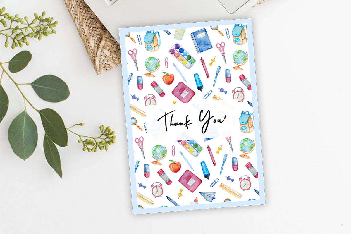 Watercolor School Seamless Patterns, a Pattern Graphic by SvetaArtStore (Photo 6 of 6)