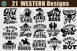 Western Quotes Svg Bundle