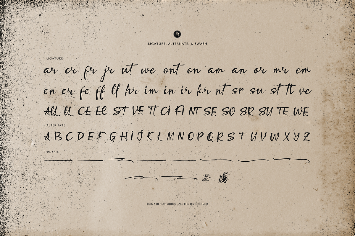Lullaby Story | Handwritten Font, a Script Font by Denustudios (Photo 11 of 12)