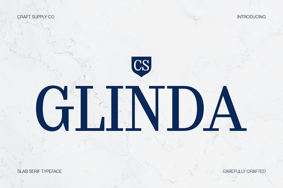 CS Glinda – Contemporary Font, a Serif Font by Craft Supply Co. (Photo 1 of 8)