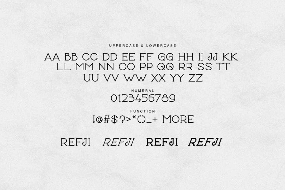 Refji | A Delicate Family Serif Font, a Serif Font by khalwa.studio (Photo 4 of 6)