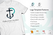 Fisherman Anchor logo, a Branding & Logo Template by vectorlogos89 (Thumbnail 2 of 2)