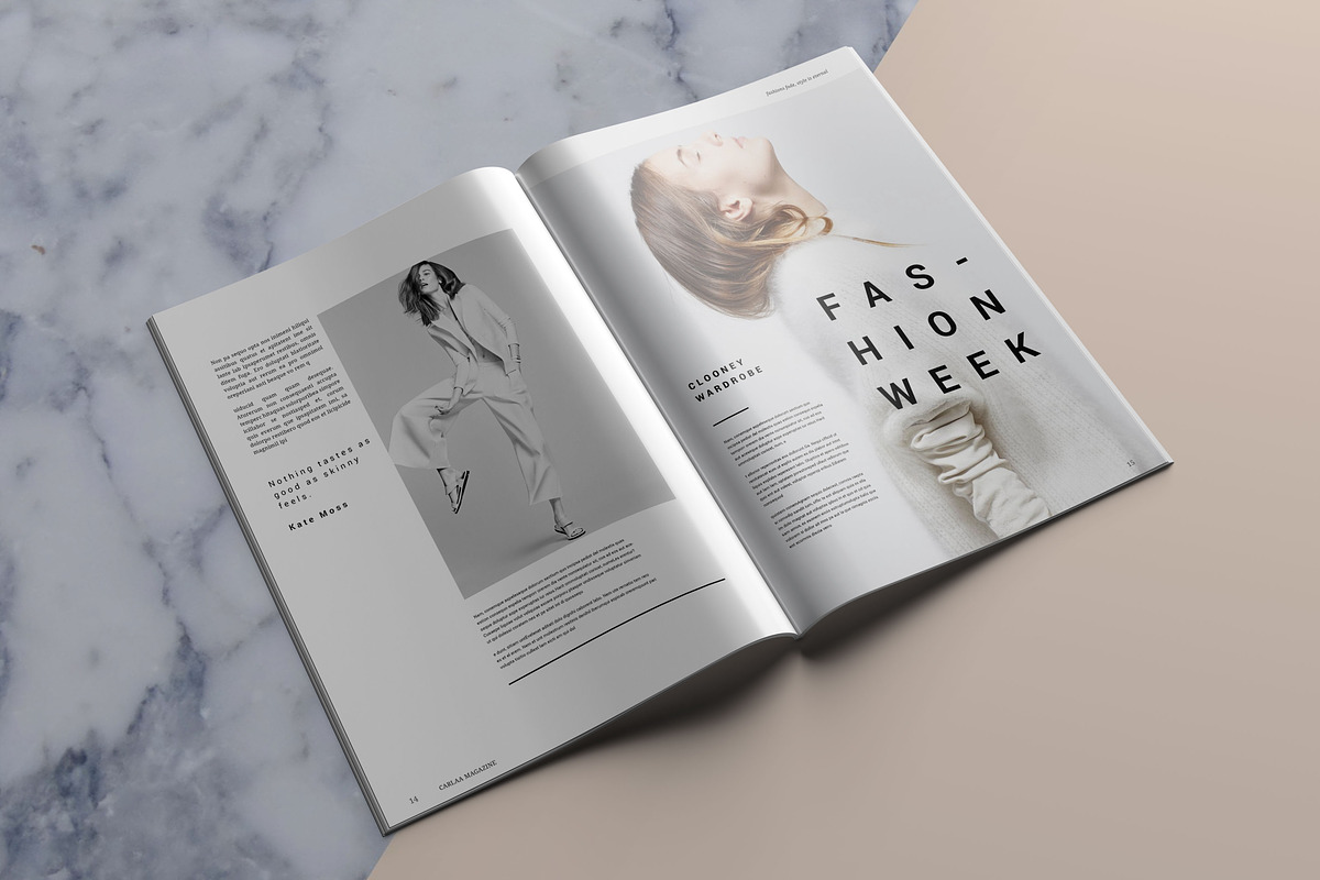 Carlaa Magazine, a Magazine Template by Kingtown (Photo 5 of 10)