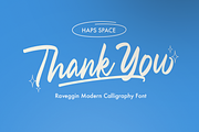 Ravvegin - Calligraphy Font, a Handwritten Font by Haps Space (Thumbnail 10 of 15)
