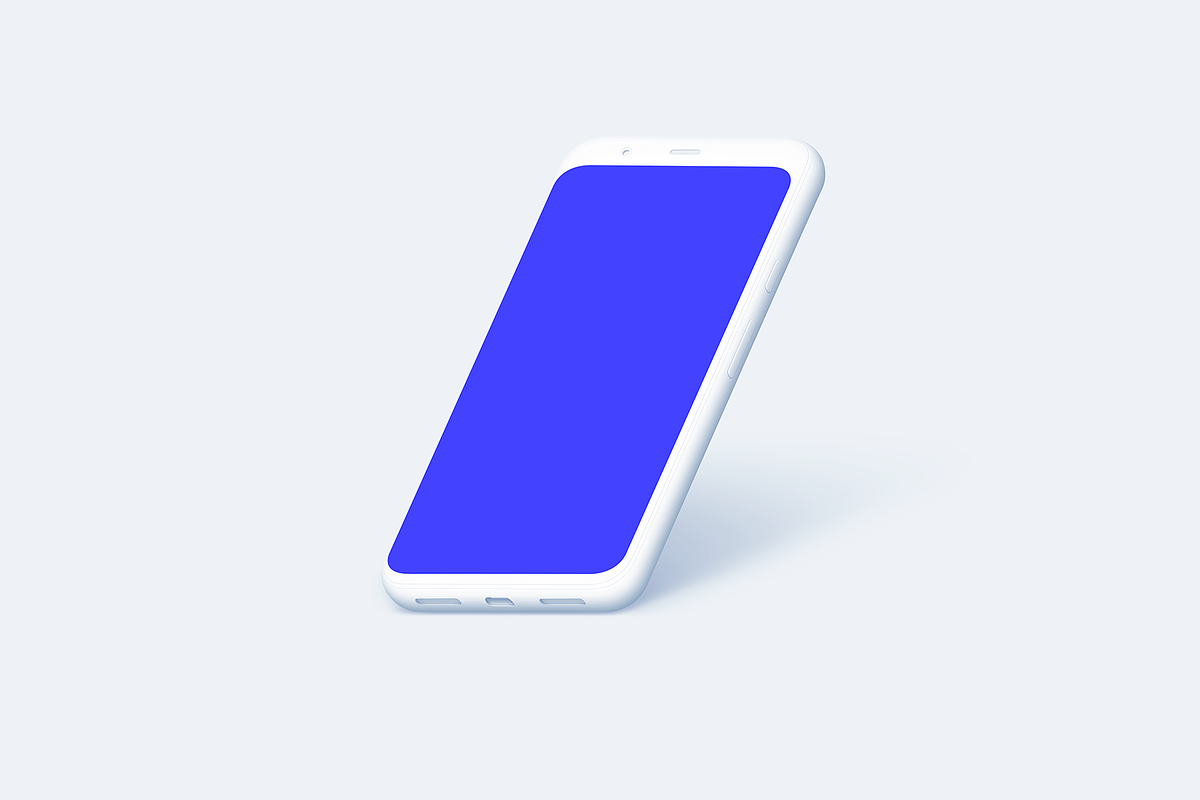 Pixel 4 & 4 XL - 20 Clay Mockups, an Android Mockup by Asylab (Photo 20 of 34)