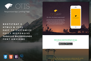 Otis - Responsive App Landing Page