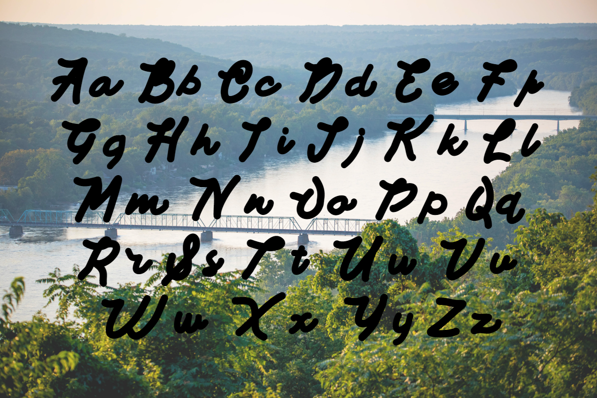 Delaware Rain, a Sans Serif Font by TNE Designs (Photo 2 of 3)