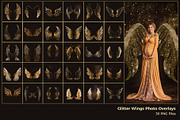Glitter Wings Overlays, a Layer Style Add-On by HappyNews (Thumbnail 2 of 6)