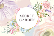 Secret Garden, a Decorative Illustration by Rachel Art Studio (Thumbnail 1 of 9)