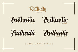 Rattudiy - Script Font