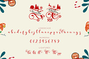 Samantha Christmas Monogram, a Handwritten Font by Yoga Letter (Thumbnail 6 of 7)