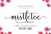 Mistletoe - Font Duo | 30% Off, a Script Font by Barland Design (Thumbnail 1 of 12)