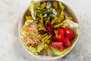 Assorted Fermented Vegetables, a Food & Drink Photo by Fascinadora