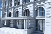Commercial Building Facade 20, an Architecture 3D Model by Giimann (Thumbnail 7 of 13)