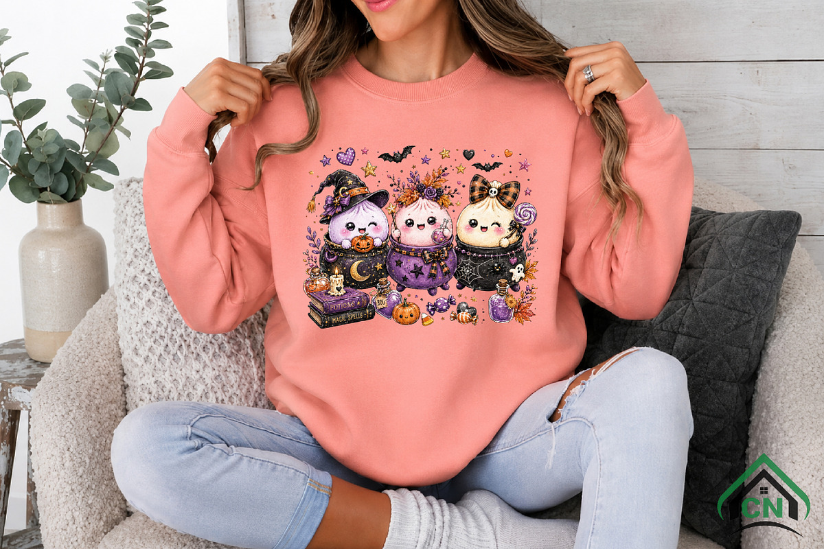 Cute Halloween Witch Candy PNG, a Seasonal Illustration by Craft Nest (Photo 2 of 4)