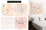 Soft pastel tie dye textures, a Texture Graphic by marie dricot (Thumbnail 3 of 5)