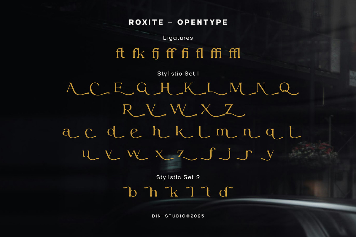 Roxite, a Serif Font by din-studio.com (Photo 4 of 16)