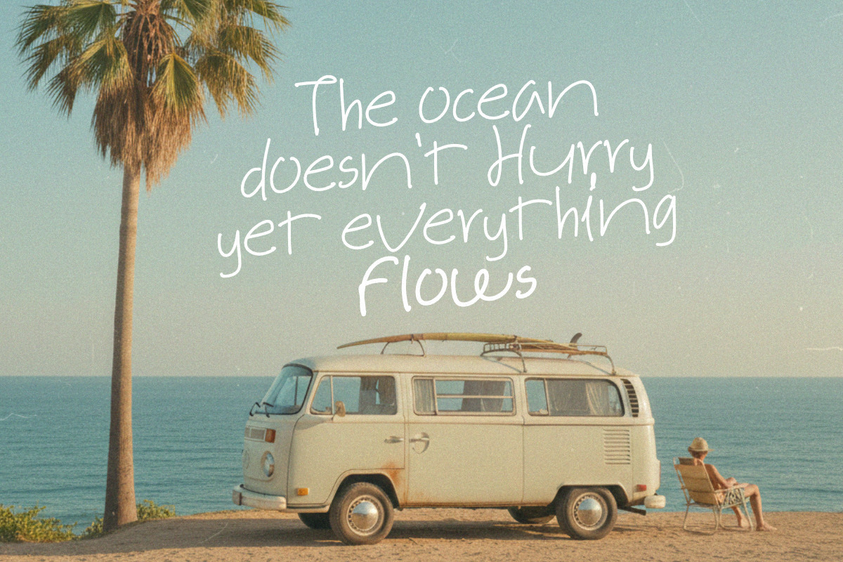 Radiant Summertime, a Handwritten Font by Rillatype (Photo 3 of 10)