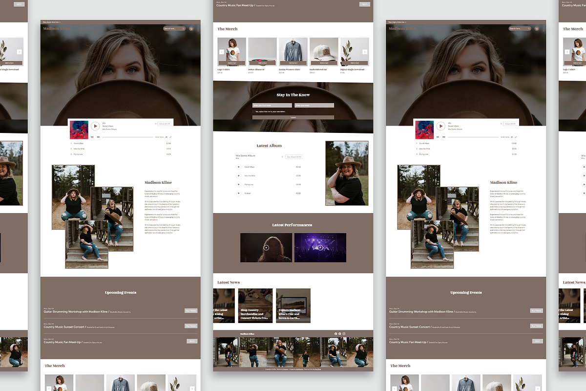 Madison Wix Website Template, a Wix Template by Girl Boss From Home (Photo 2 of 6)