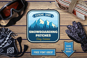 Snowboarding Patches, a Branding & Logo Template by sivVector (Thumbnail 1 of 2)