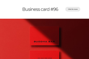 Business Card Mockup Template Bundle