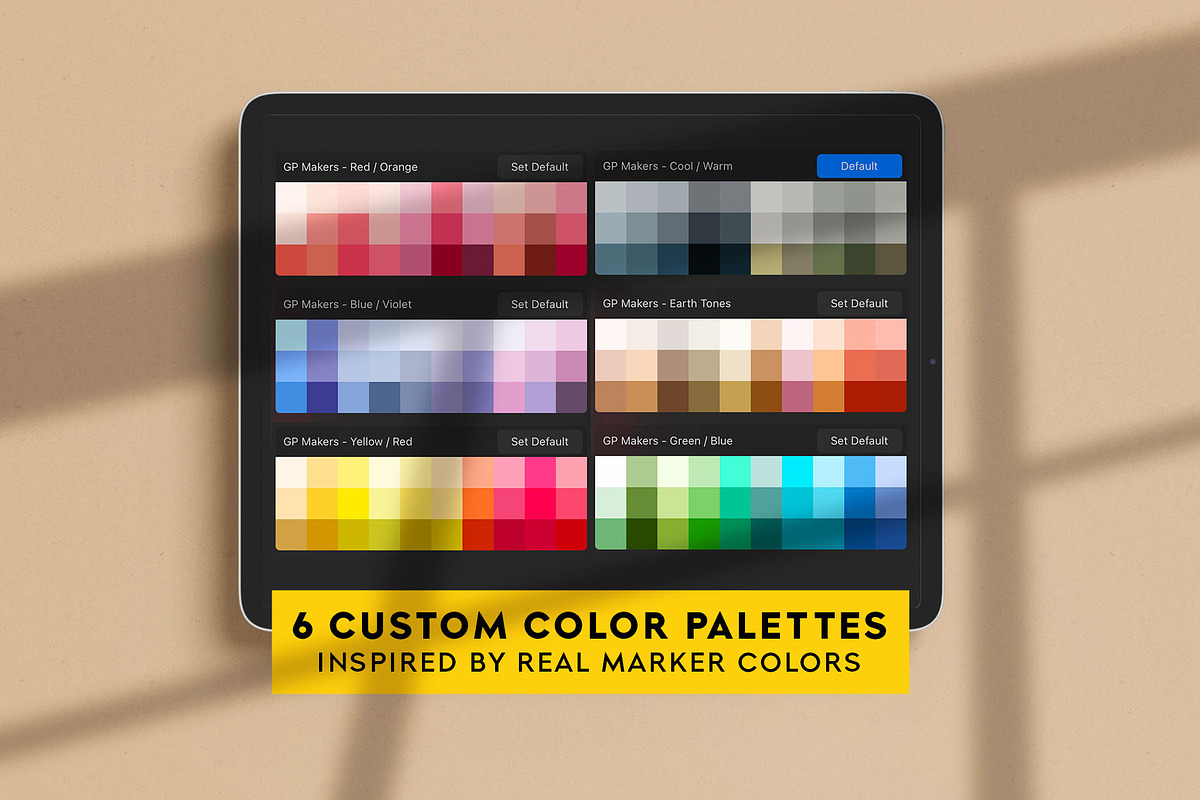Marker Brush Pack for Procreate, a Brush Add-On by Ghost Paper (Photo 4 of 7)