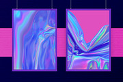 Iridescent Abstract Backgrounds, a Wallpaper Graphic by BIBIART (Thumbnail 4 of 9)