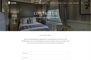 Hotel Spa & Resort WordPress Theme