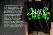 Cimmerian Blackmetal Liggature Font, a Blackletter Font by dansdesign (Thumbnail 6 of 12)