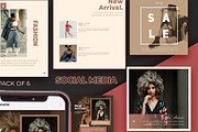 Social Media Kit Fashion, a Social Media Template by kamalrawat_gd (Thumbnail 1 of 2)