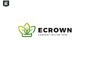 Leaf Crown Logo, a Branding & Logo Template by ehaezer (Thumbnail 2 of 4)
