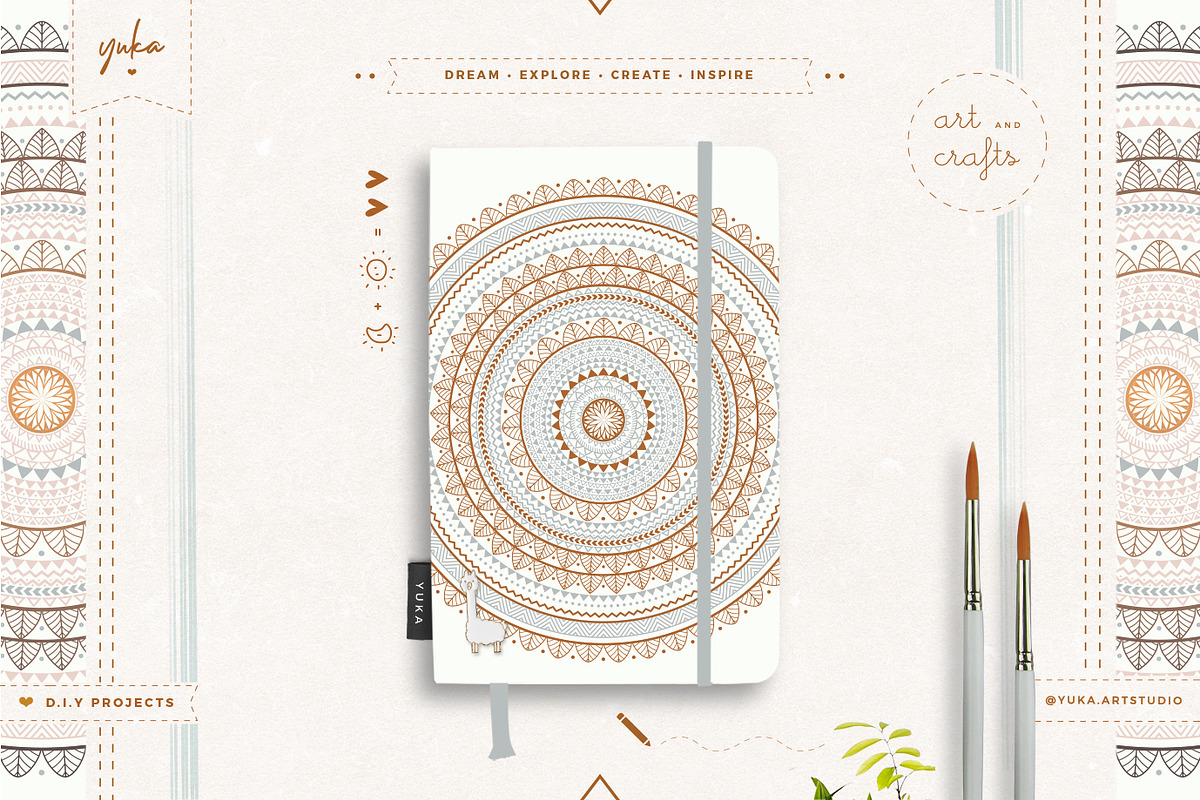 Sweet Day | Mandala Artwork, a Pattern Graphic by Yuka Baby (Photo 2 of 6)