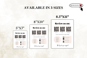Review Us Business Sign Template, a Print Template by Digital By Nikoleta (Thumbnail 3 of 9)