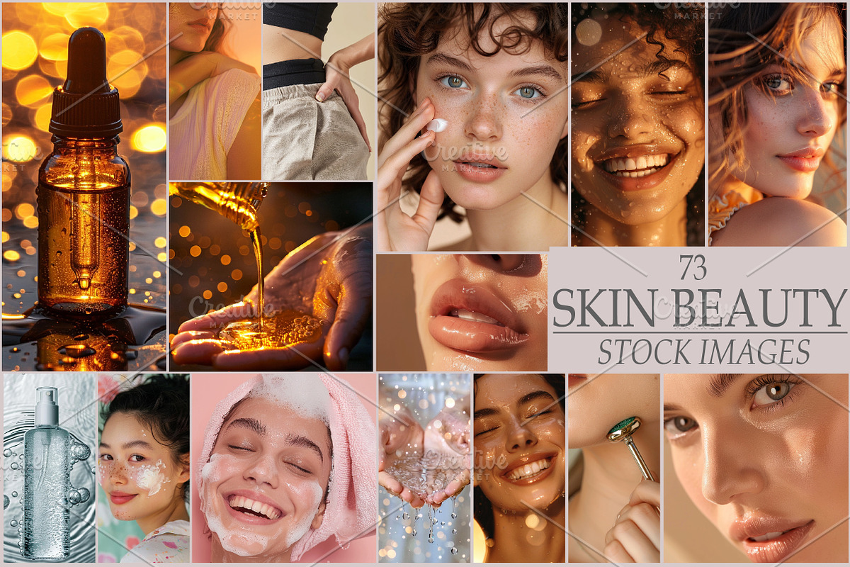 Skin Beauty Stock Image Collection, a Graphic by YA Design (Photo 1 of 4)