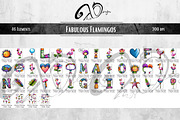Clipart Kit of Funky Flamingo, an Animal Illustration by NiiiNArt (Thumbnail 7 of 8)