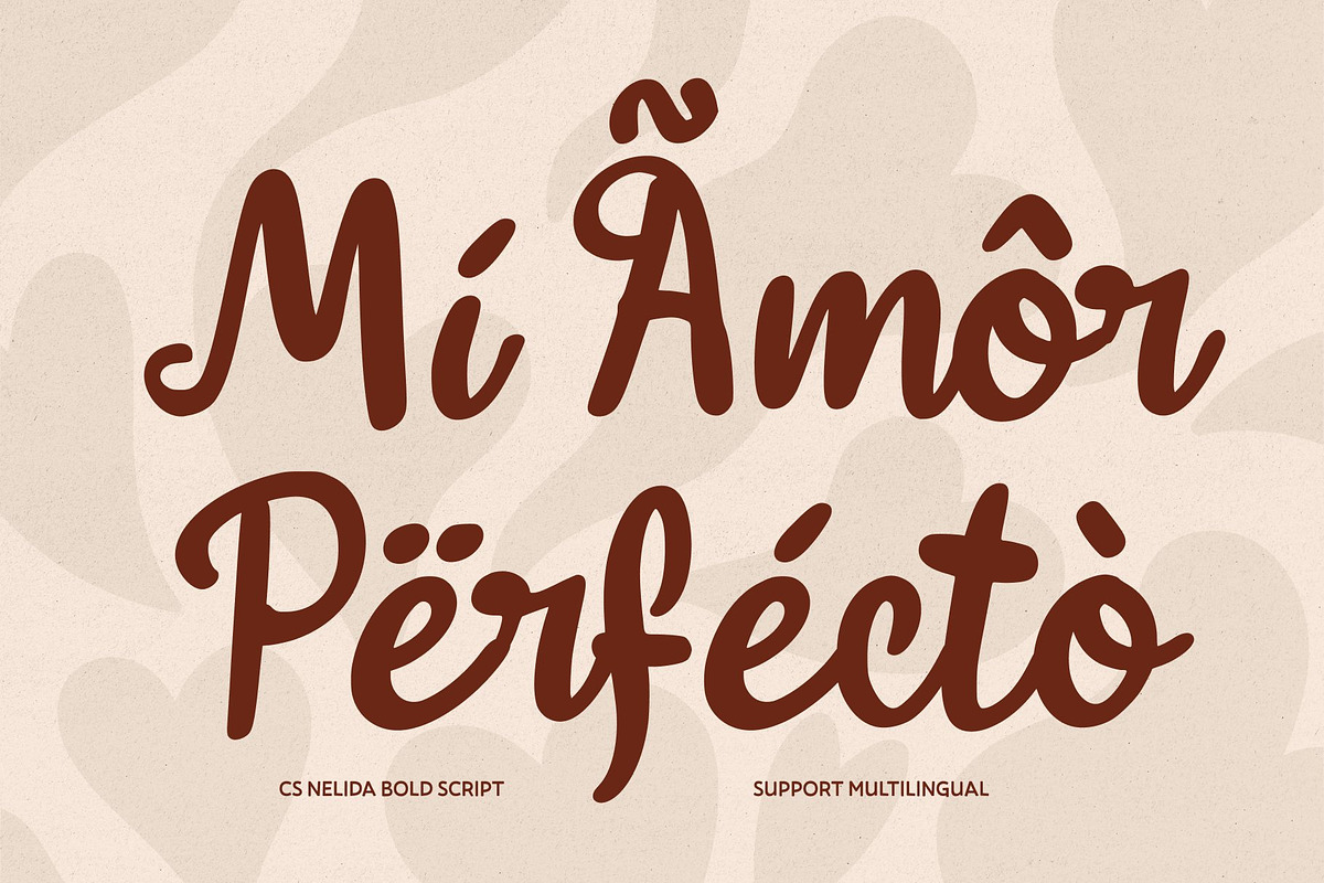 CS Nelida - Summer Bold Script Font, a Script Font by Craft Supply Co. (Photo 7 of 8)